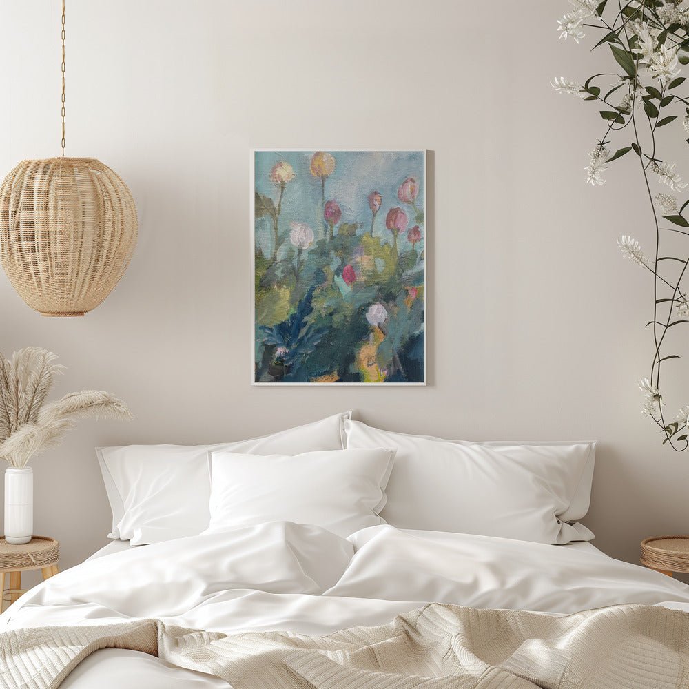 Impressionistic Blooms - Stretched Canvas, Poster or Fine Art Print - I Heart Wall Art - Poster Print, Canvas Print or Framed Art Print