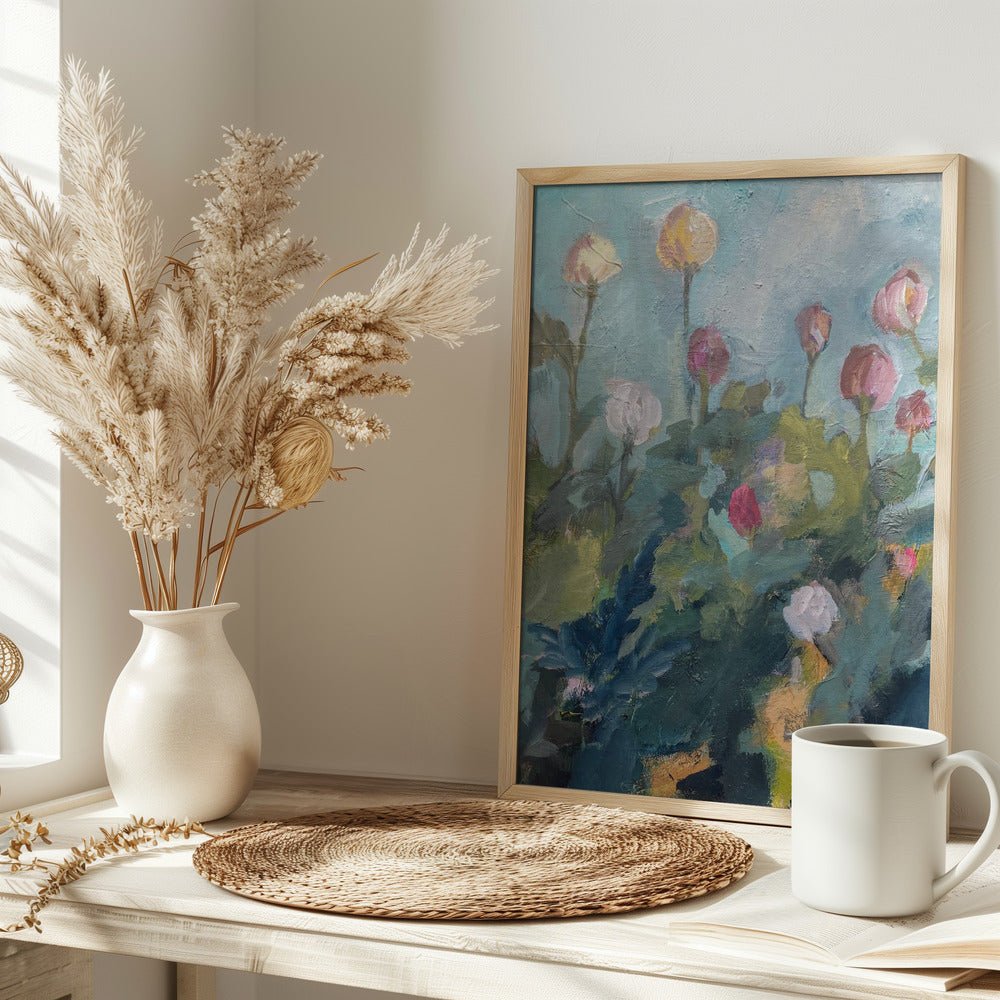 Impressionistic Blooms - Stretched Canvas, Poster or Fine Art Print - I Heart Wall Art - Poster Print, Canvas Print or Framed Art Print