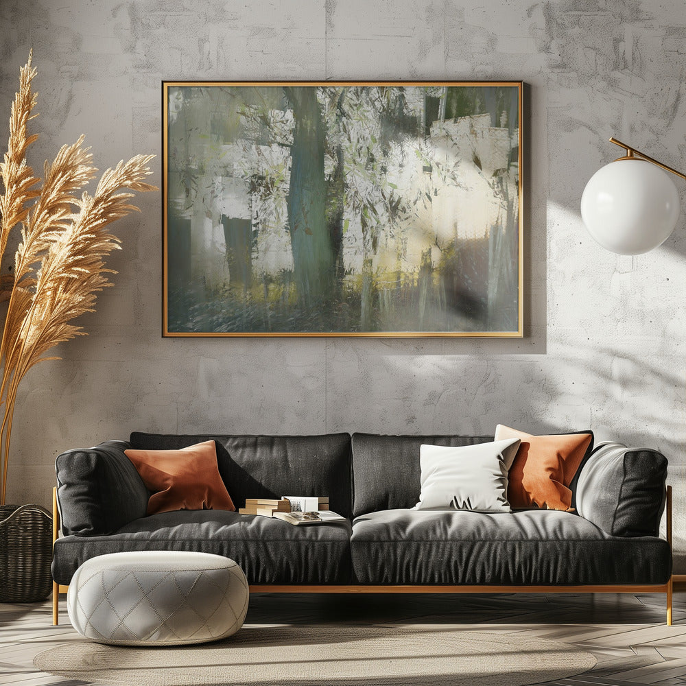 In the garden - Stretched Canvas, Poster or Fine Art Print I Heart Wall Art
