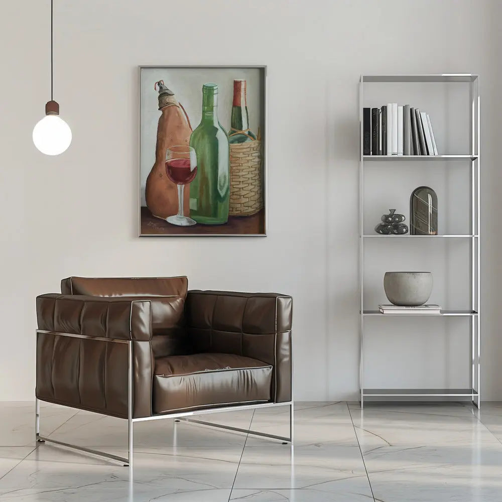 In the Winery - Stretched Canvas, Poster or Fine Art Print I Heart Wall Art