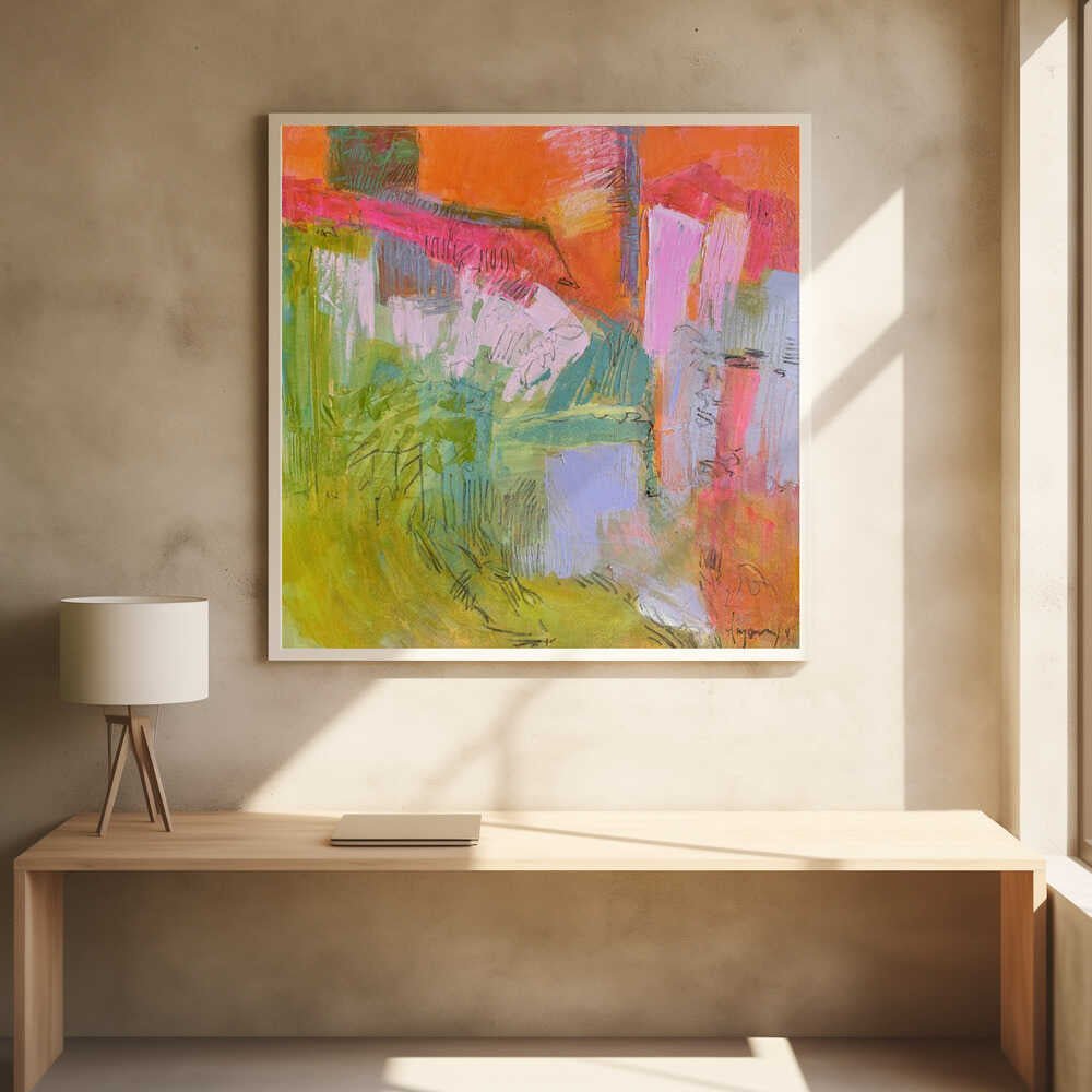 Incantata 4 - Square Stretched Canvas, Poster or Fine Art Print - I Heart Wall Art - Poster Print, Canvas Print or Framed Art Print
