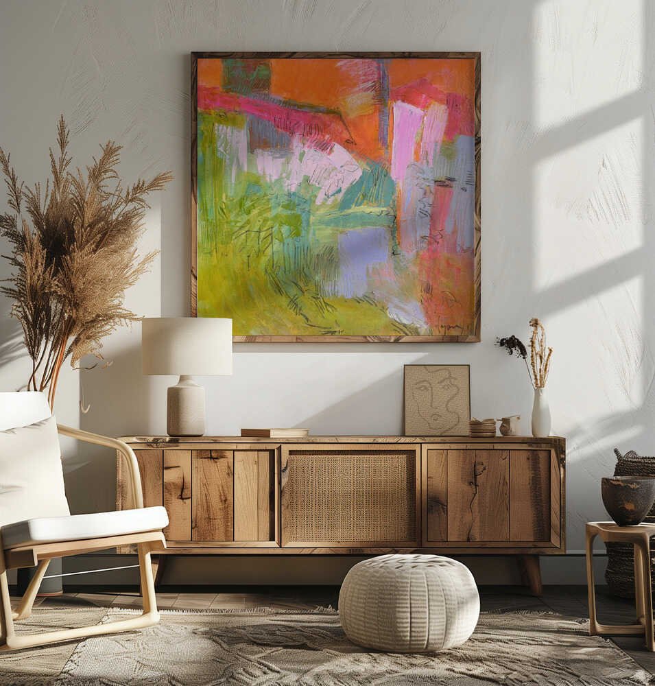 Incantata 4 - Square Stretched Canvas, Poster or Fine Art Print - I Heart Wall Art - Poster Print, Canvas Print or Framed Art Print