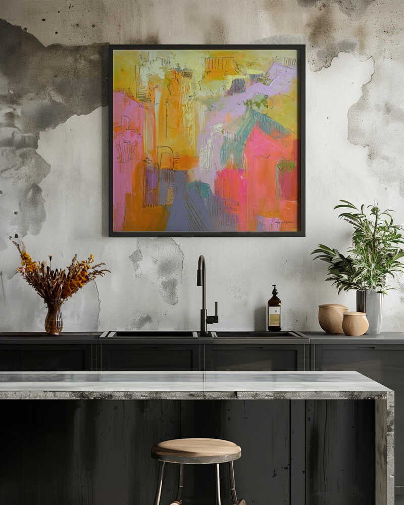 Incantata 5 - Square Stretched Canvas, Poster or Fine Art Print - I Heart Wall Art - Poster Print, Canvas Print or Framed Art Print