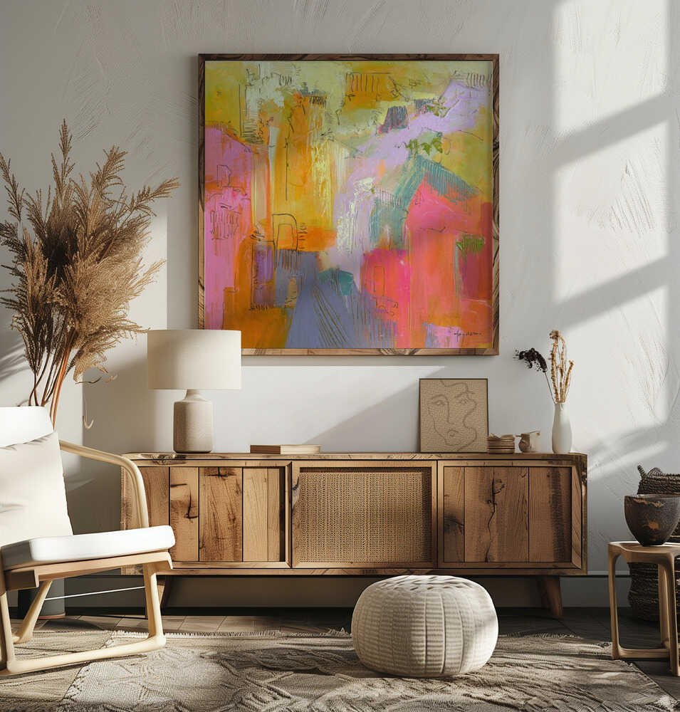 Incantata 5 - Square Stretched Canvas, Poster or Fine Art Print - I Heart Wall Art - Poster Print, Canvas Print or Framed Art Print