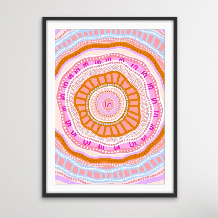 Indigenous Female Self System - Print Of Artwork by Leah Cummins - I Heart Wall Art