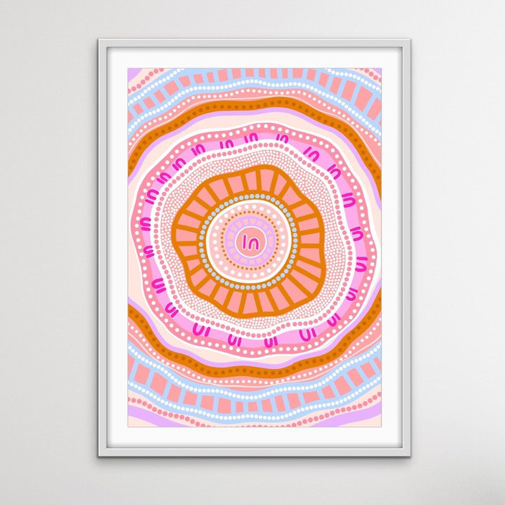 Indigenous Female Self System - Print Of Artwork by Leah Cummins - I Heart Wall Art