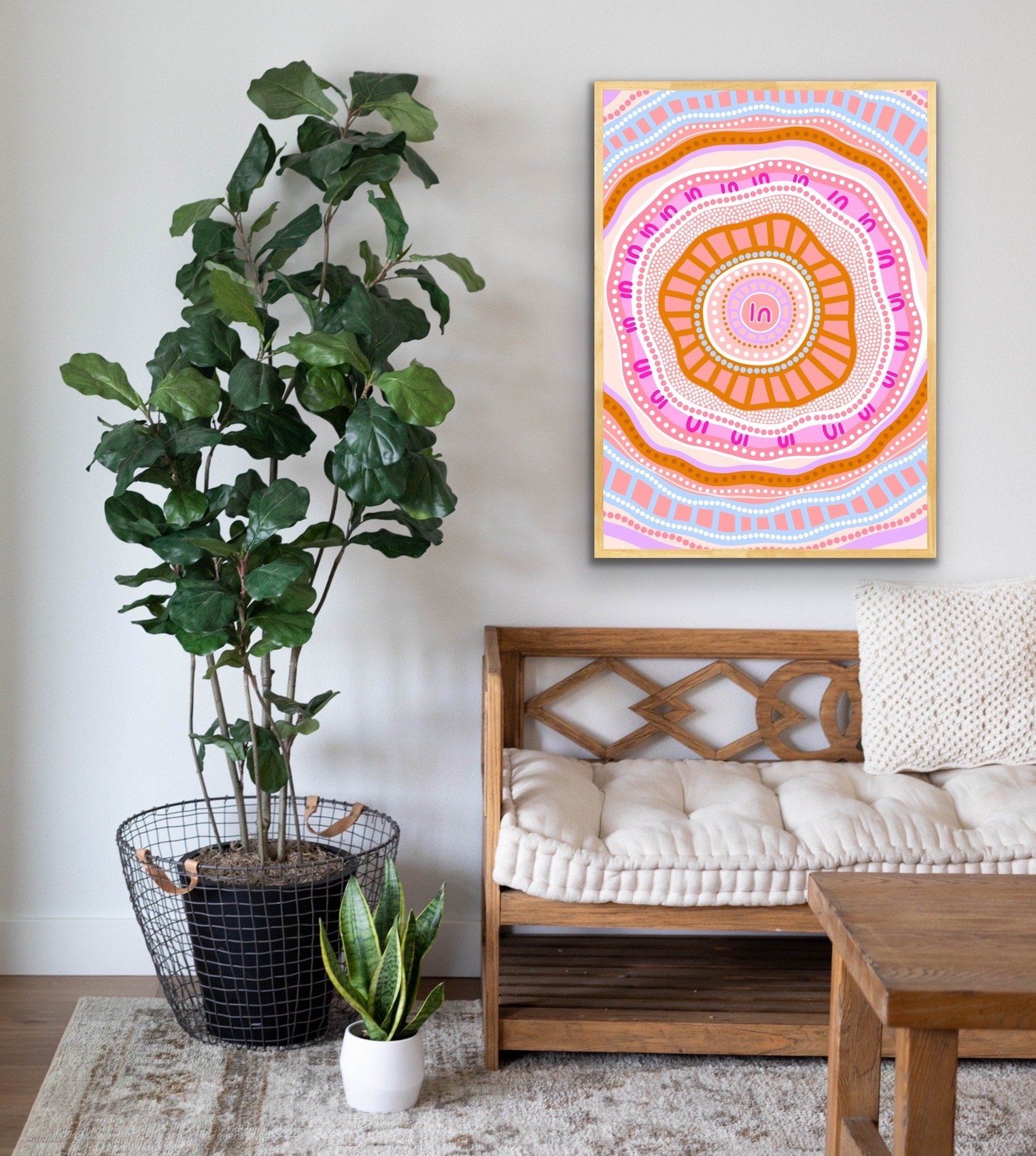 Indigenous Female Self System - Print Of Artwork by Leah Cummins - I Heart Wall Art