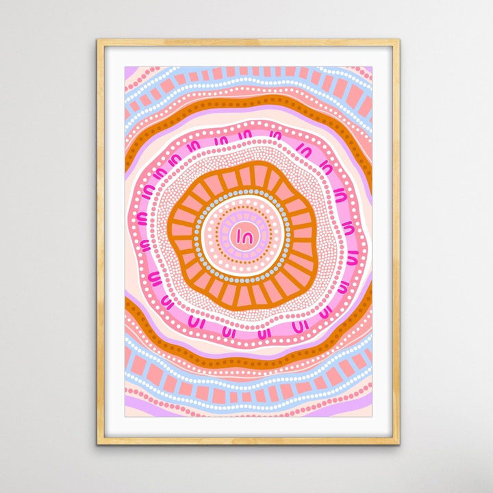Indigenous Female Self System - Print Of Artwork by Leah Cummins - I Heart Wall Art