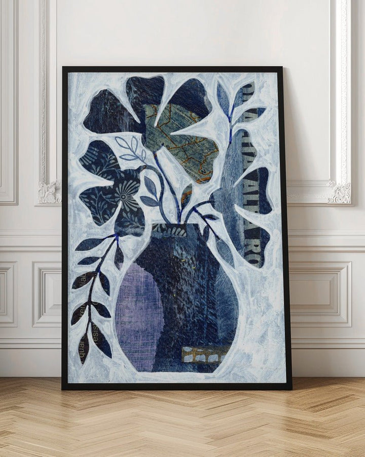 Indigo Blue Still Life - Stretched Canvas, Poster or Fine Art Print - I Heart Wall Art - Poster Print, Canvas Print or Framed Art Print