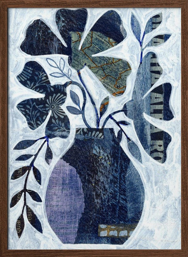Indigo Blue Still Life - Stretched Canvas, Poster or Fine Art Print - I Heart Wall Art - Poster Print, Canvas Print or Framed Art Print