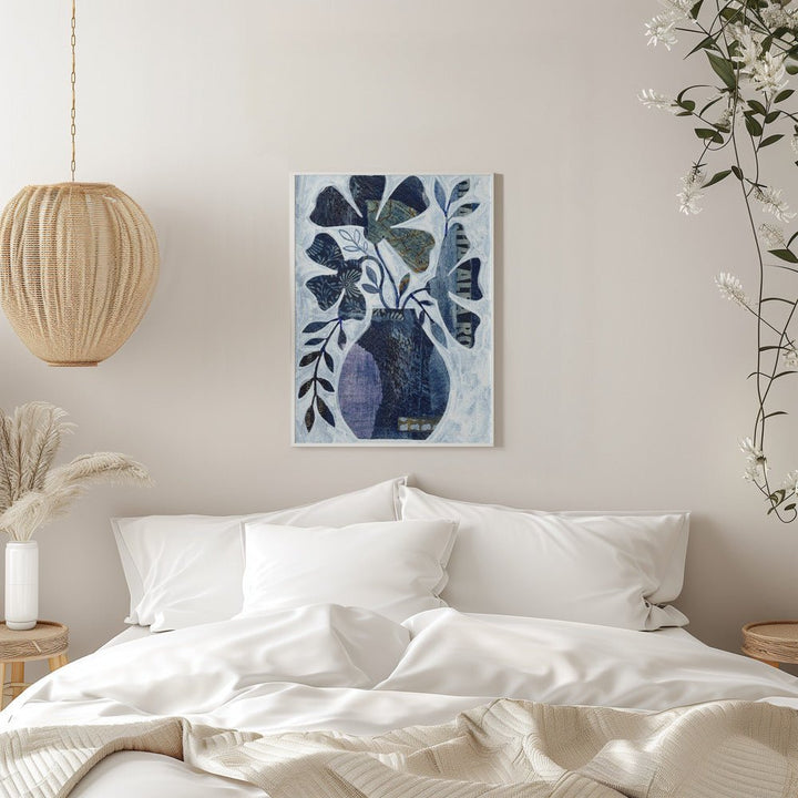 Indigo Blue Still Life - Stretched Canvas, Poster or Fine Art Print - I Heart Wall Art - Poster Print, Canvas Print or Framed Art Print