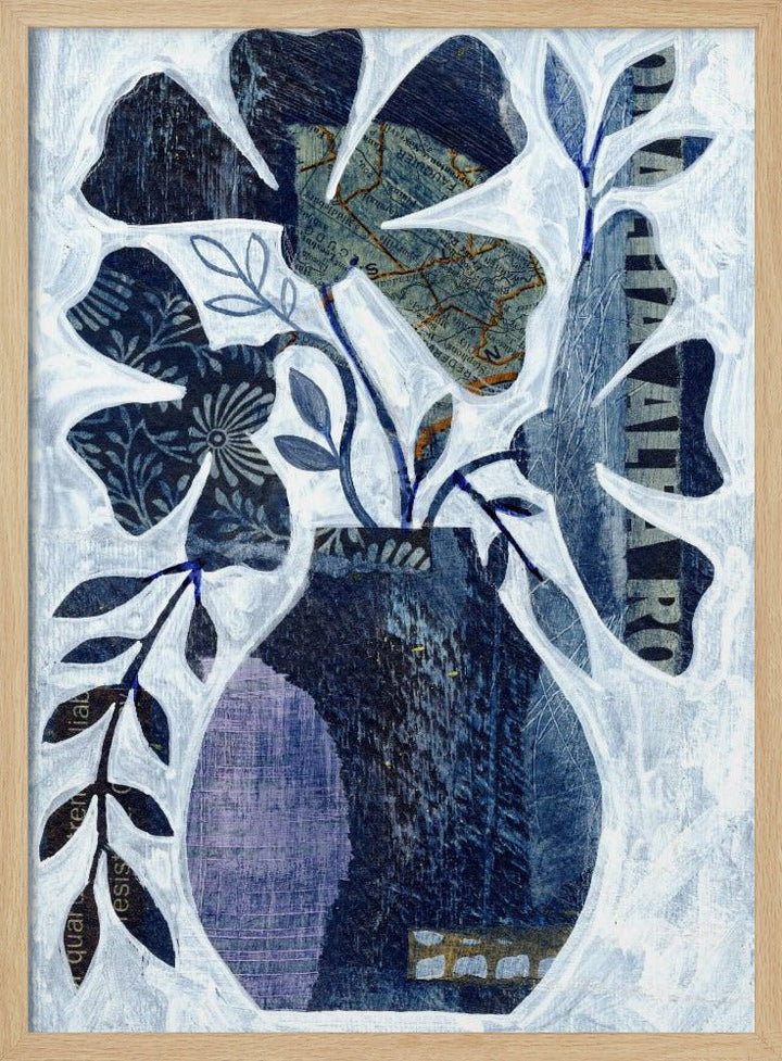 Indigo Blue Still Life - Stretched Canvas, Poster or Fine Art Print - I Heart Wall Art - Poster Print, Canvas Print or Framed Art Print