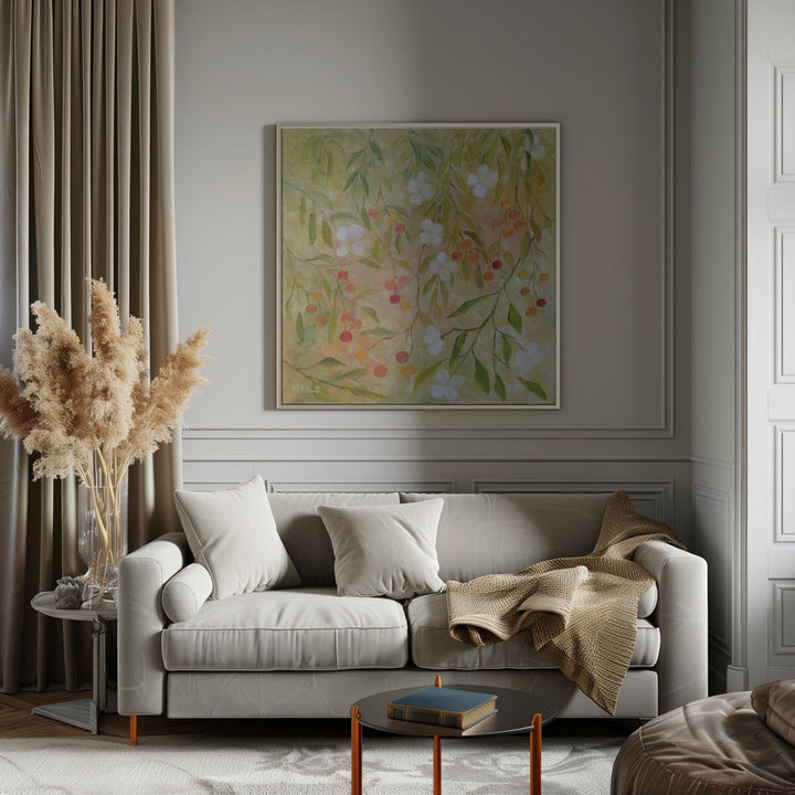 Inland Woods - Square Stretched Canvas, Poster or Fine Art Print I Heart Wall Art
