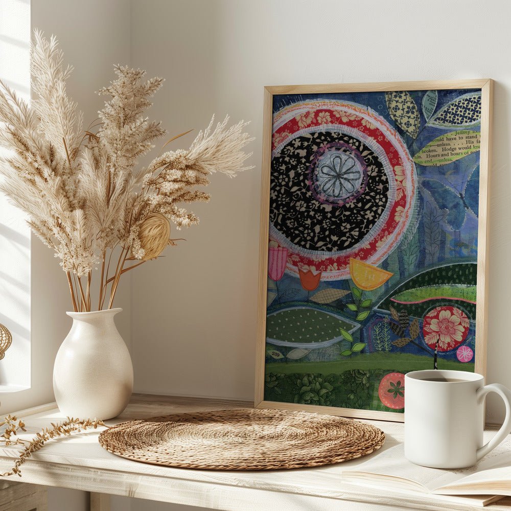 Intricate Patterns And Bold Colors - Stretched Canvas, Poster or Fine Art Print - I Heart Wall Art - Poster Print, Canvas Print or Framed Art Print