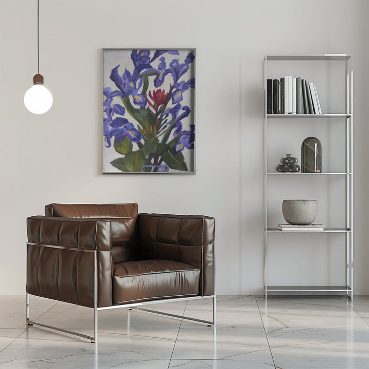 Iris Design - Stretched Canvas, Poster or Fine Art Print I Heart Wall Art