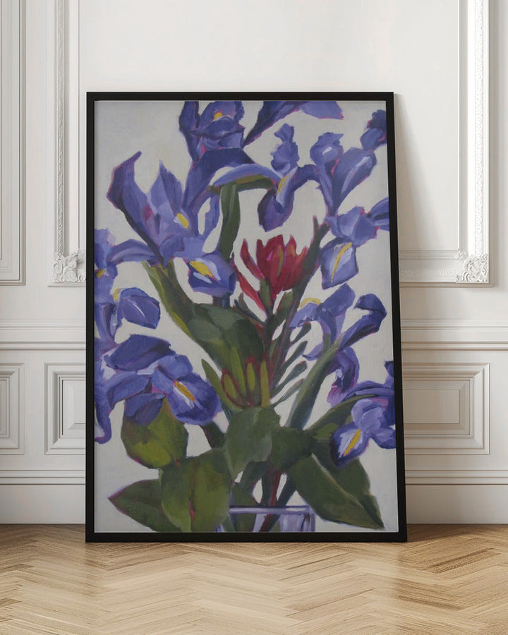 Iris Design - Stretched Canvas, Poster or Fine Art Print I Heart Wall Art
