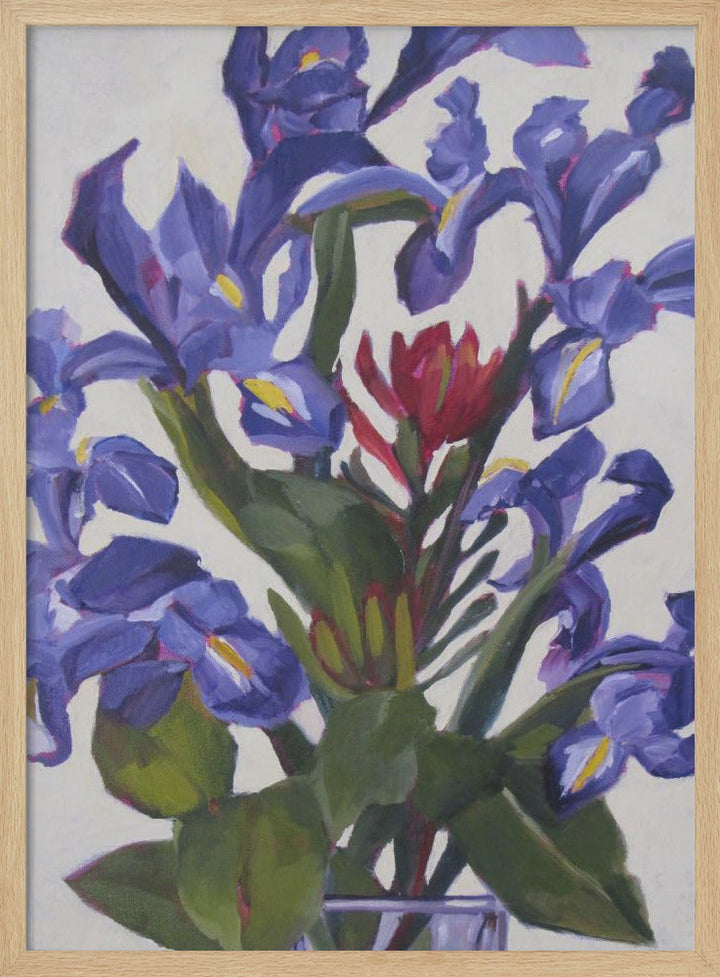 Iris Design - Stretched Canvas, Poster or Fine Art Print I Heart Wall Art