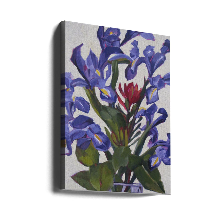 Iris Design - Stretched Canvas, Poster or Fine Art Print I Heart Wall Art