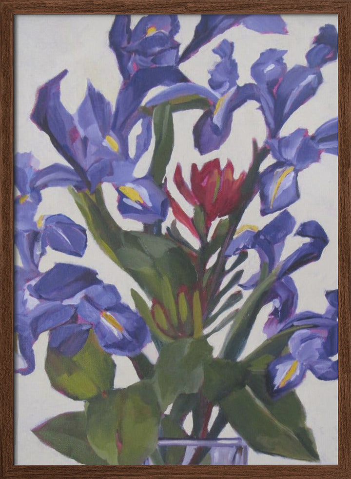 Iris Design - Stretched Canvas, Poster or Fine Art Print I Heart Wall Art