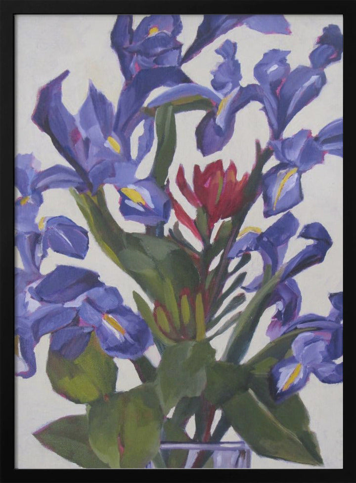 Iris Design - Stretched Canvas, Poster or Fine Art Print I Heart Wall Art