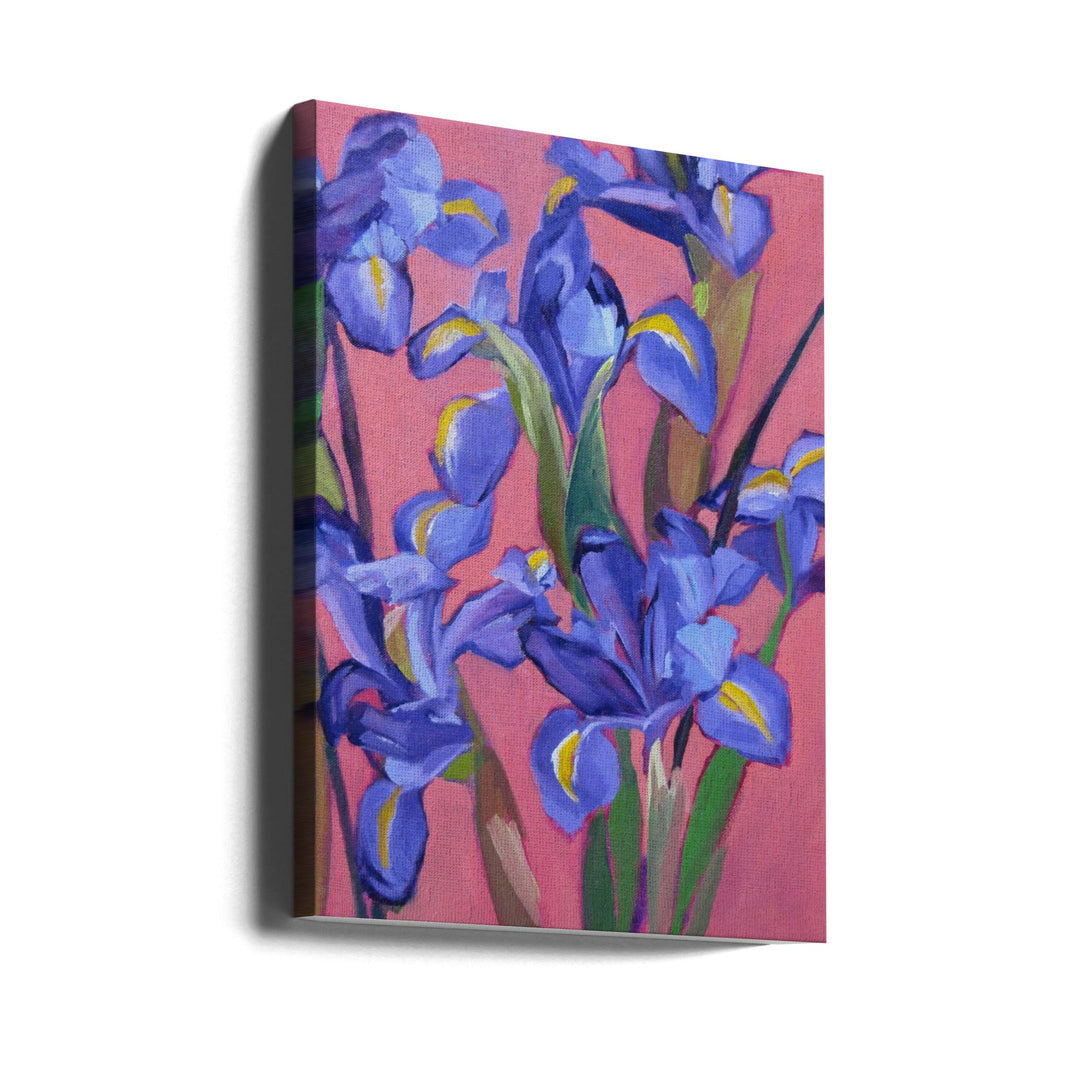 Irises - Stretched Canvas, Poster or Fine Art Print I Heart Wall Art