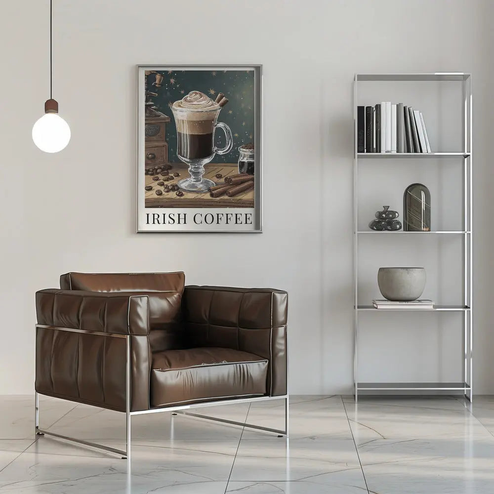 Irish Coffee - Stretched Canvas, Poster or Fine Art Print I Heart Wall Art