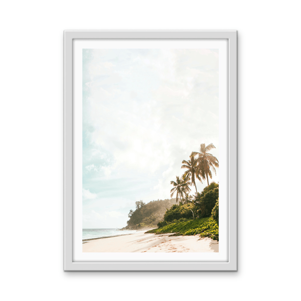 Island Vacation - Photographic Tropical Beach, Stretched Canvas or Wall Art Print - I Heart Wall Art - Poster Print, Canvas Print or Framed Art Print