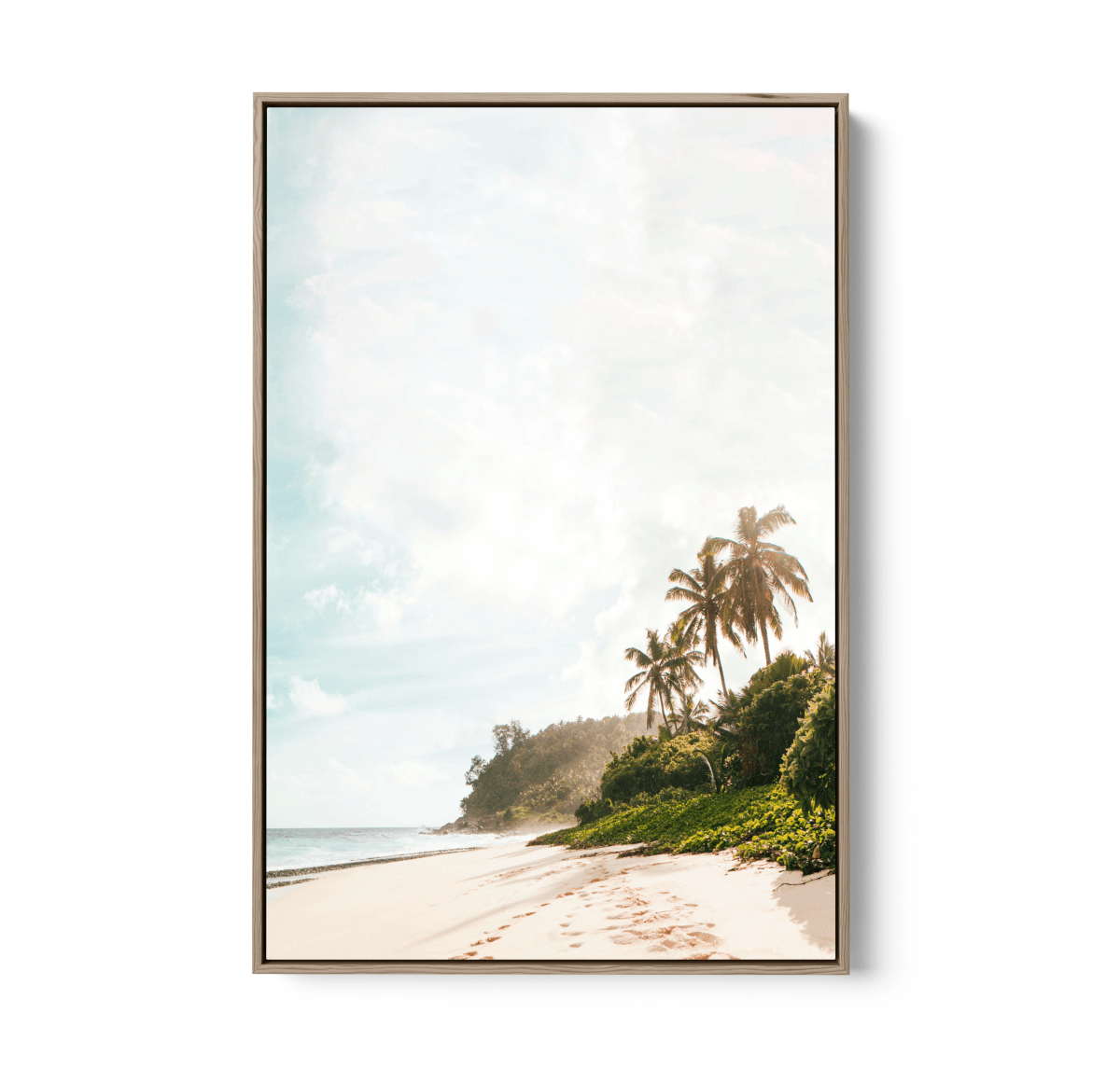 Island Vacation - Photographic Tropical Beach, Stretched Canvas or Wall Art Print - I Heart Wall Art - Poster Print, Canvas Print or Framed Art Print