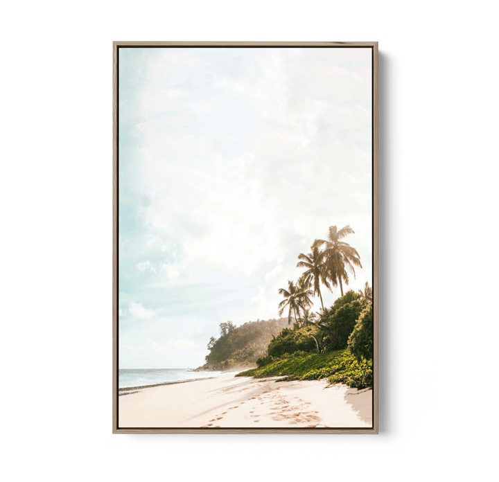 Island Vacation - Photographic Tropical Beach, Stretched Canvas or Wall Art Print - I Heart Wall Art - Poster Print, Canvas Print or Framed Art Print