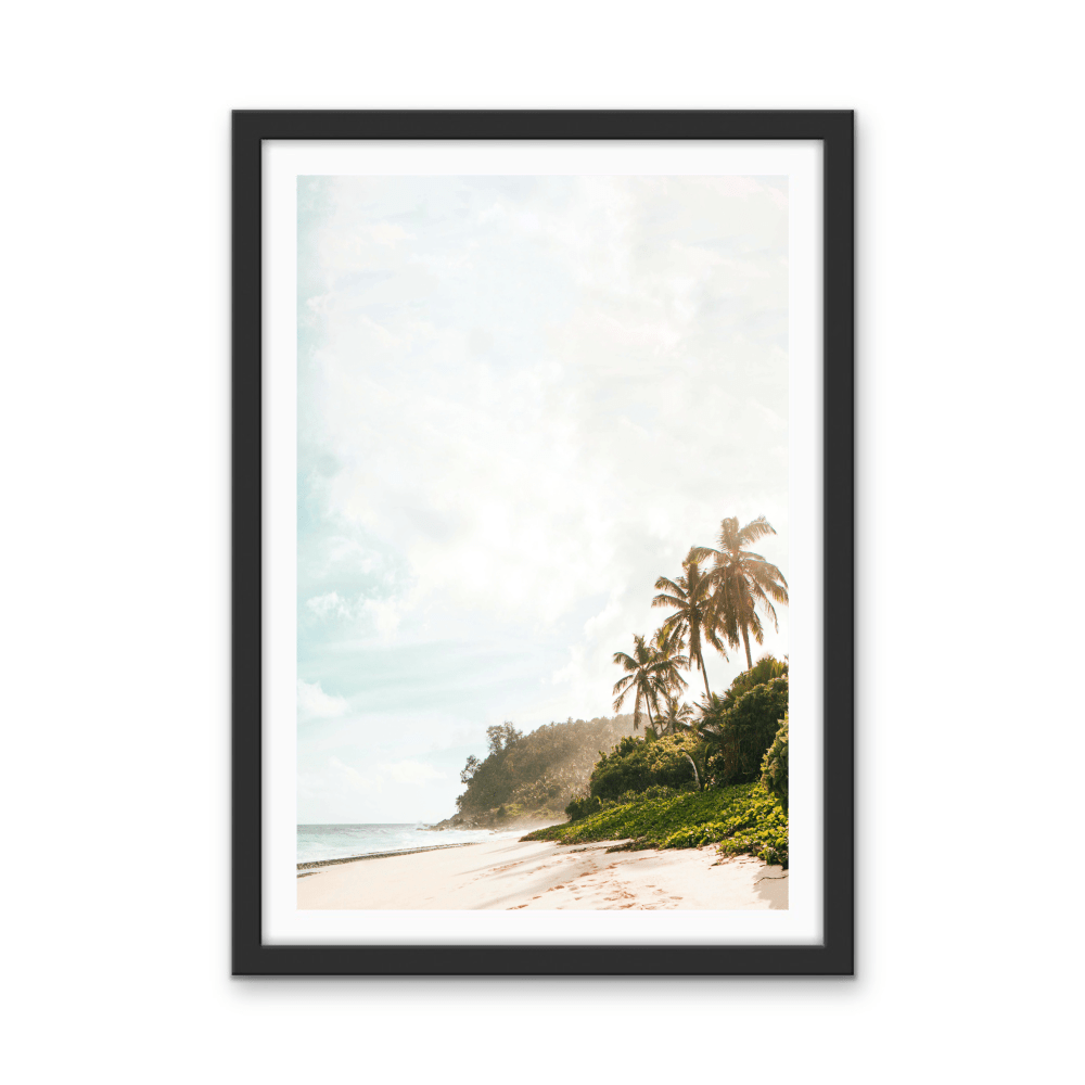 Island Vacation - Photographic Tropical Beach, Stretched Canvas or Wall Art Print - I Heart Wall Art - Poster Print, Canvas Print or Framed Art Print