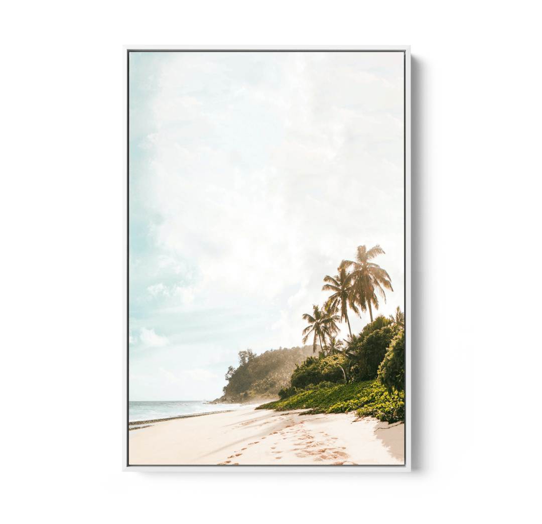 Island Vacation - Photographic Tropical Beach, Stretched Canvas or Wall Art Print - I Heart Wall Art - Poster Print, Canvas Print or Framed Art Print