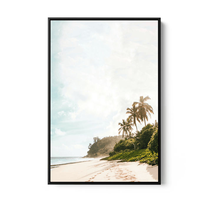 Island Vacation - Photographic Tropical Beach, Stretched Canvas or Wall Art Print - I Heart Wall Art - Poster Print, Canvas Print or Framed Art Print