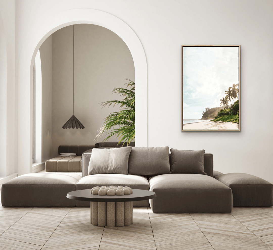 Island Vacation - Photographic Tropical Beach, Stretched Canvas or Wall Art Print - I Heart Wall Art - Poster Print, Canvas Print or Framed Art Print