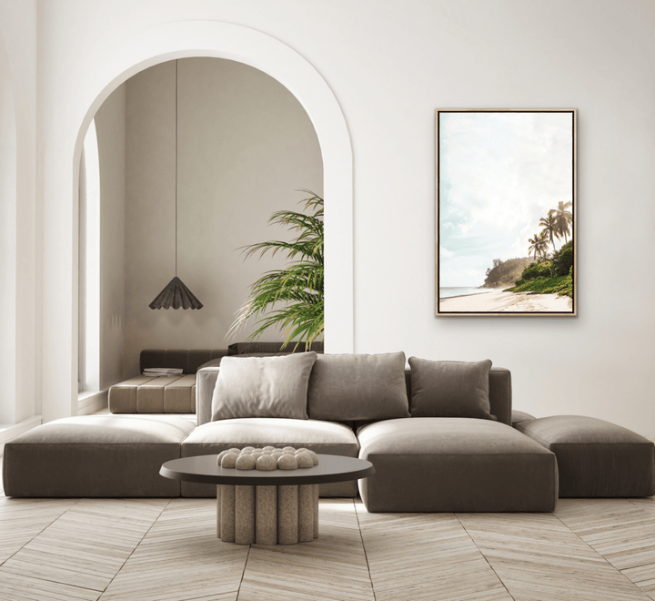 Island Vacation - Photographic Tropical Beach, Stretched Canvas or Wall Art Print - I Heart Wall Art - Poster Print, Canvas Print or Framed Art Print