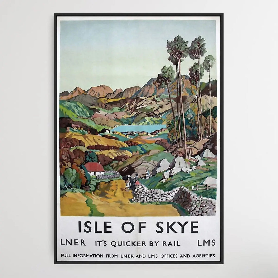 Isle of Skye Vintage Travel Poster I Heart Wall Art Australia 