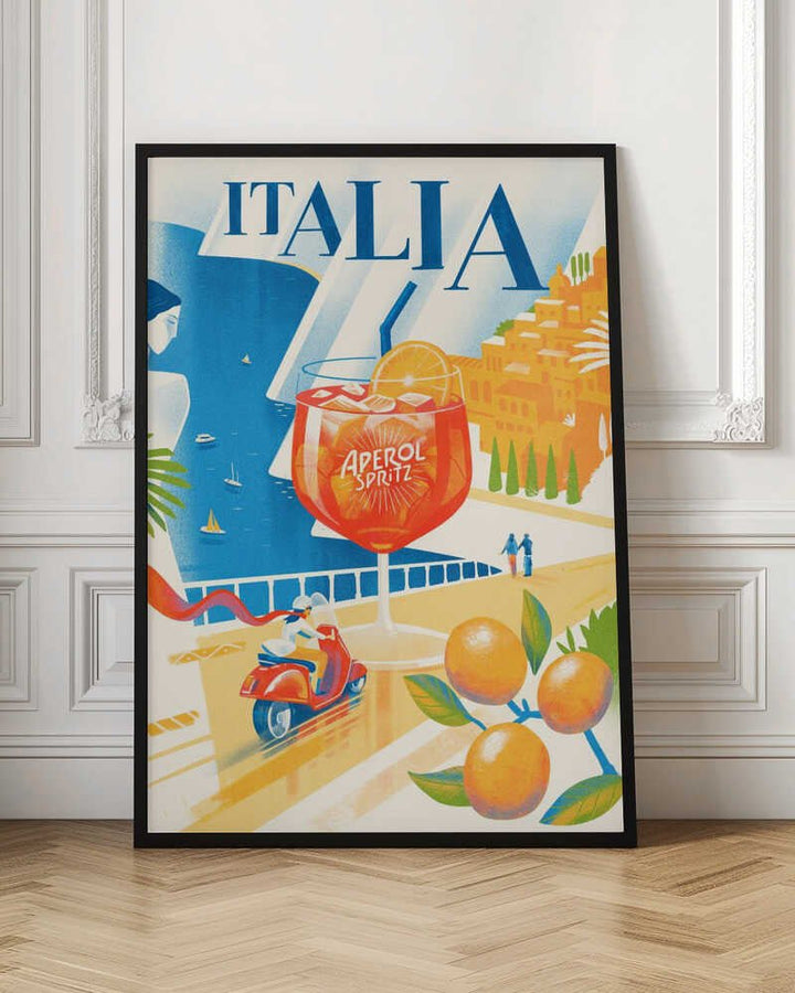 Italia - Stretched Canvas, Poster or Fine Art Print - I Heart Wall Art - Poster Print, Canvas Print or Framed Art Print