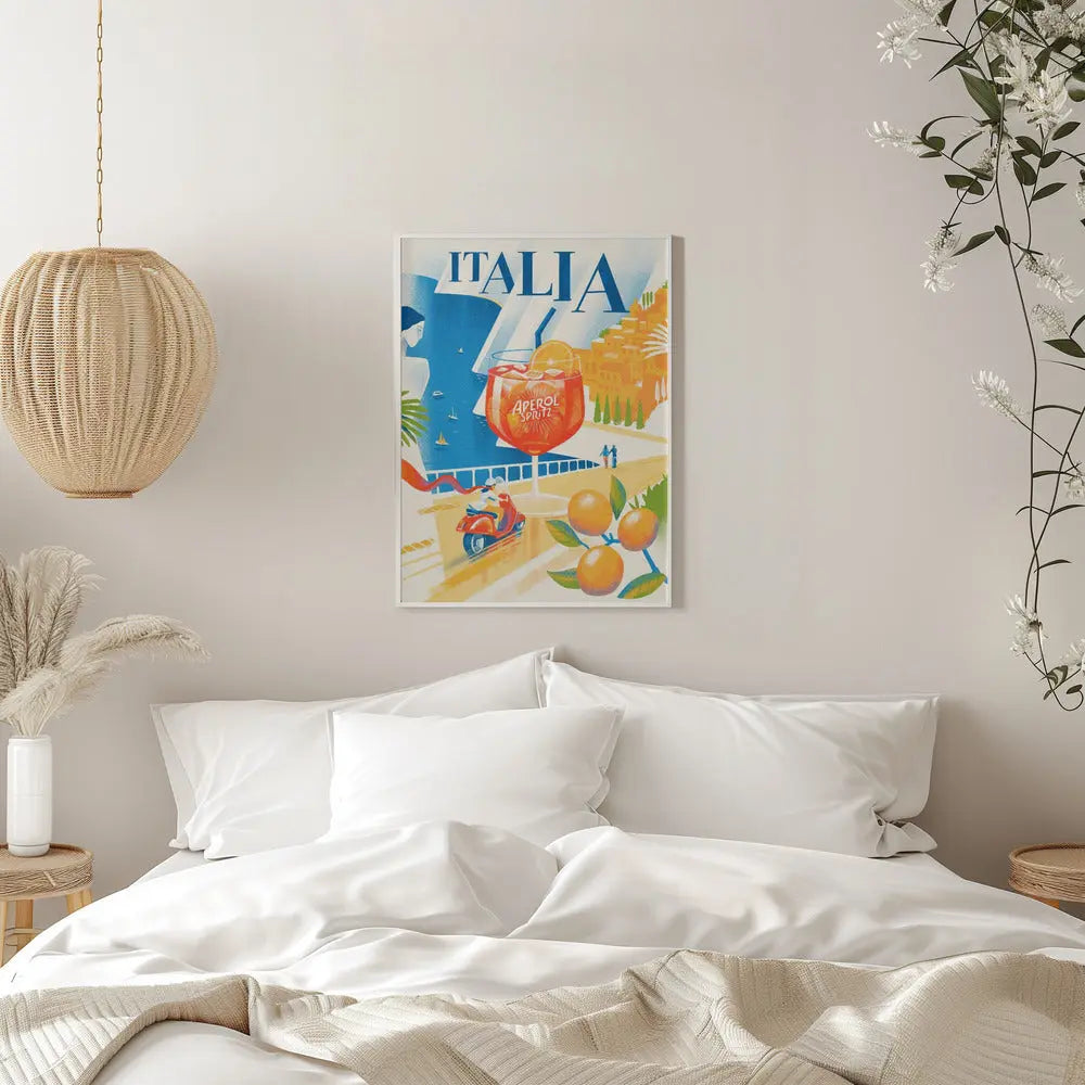 Italia - Stretched Canvas, Poster or Fine Art Print I Heart Wall Art