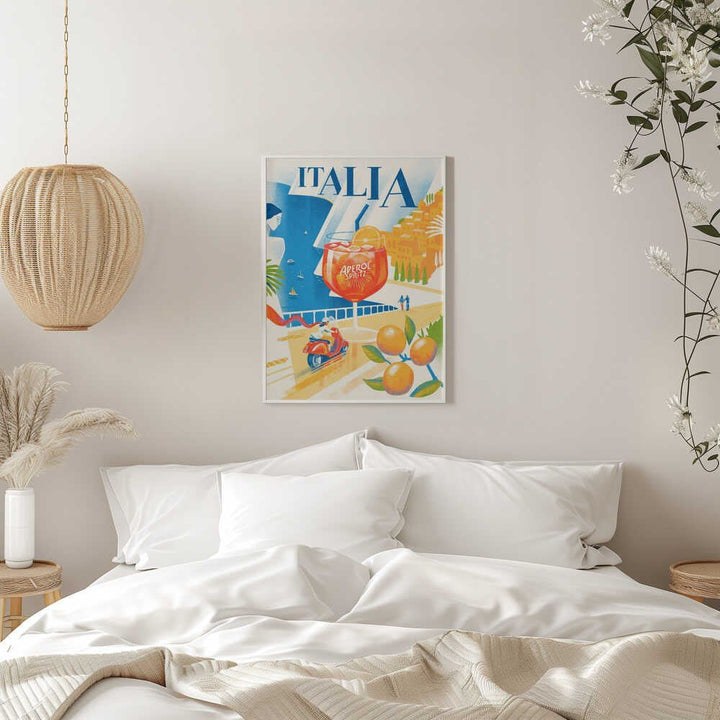 Italia - Stretched Canvas, Poster or Fine Art Print - I Heart Wall Art - Poster Print, Canvas Print or Framed Art Print
