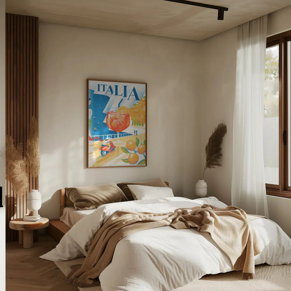 Italia - Stretched Canvas, Poster or Fine Art Print I Heart Wall Art