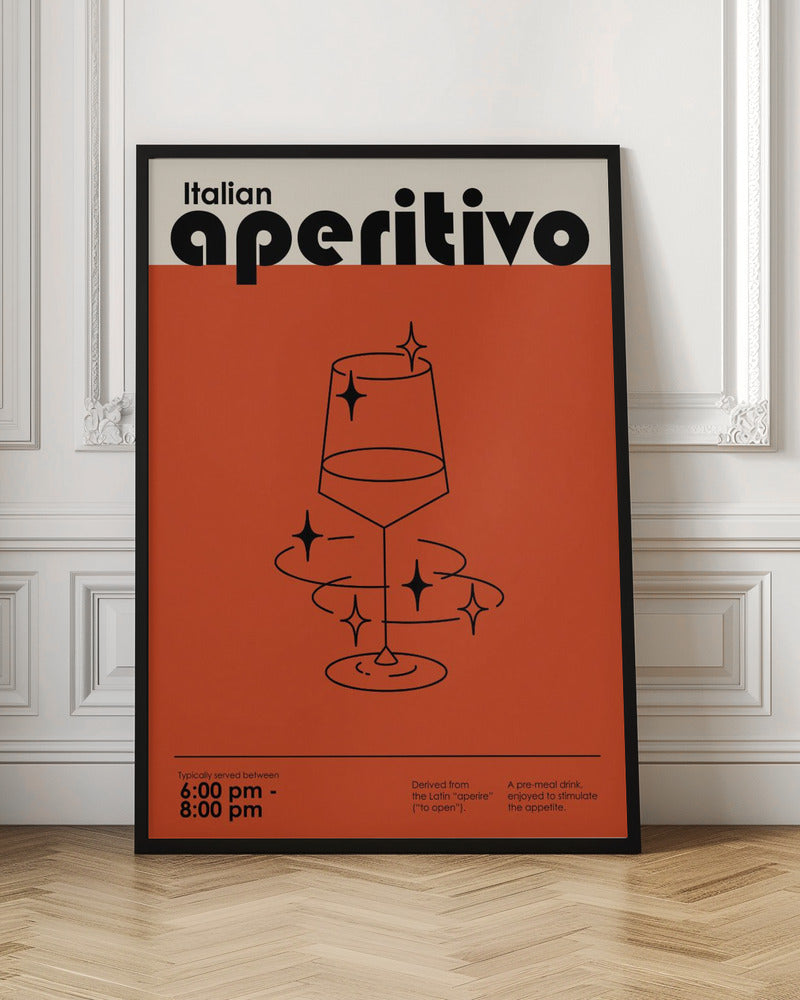 Italian Aperitivo - Stretched Canvas, Poster or Fine Art Print I Heart Wall Art