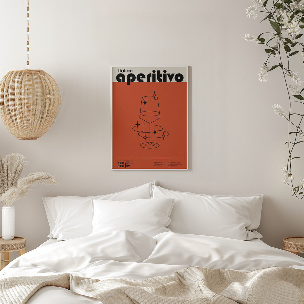 Italian Aperitivo - Stretched Canvas, Poster or Fine Art Print I Heart Wall Art