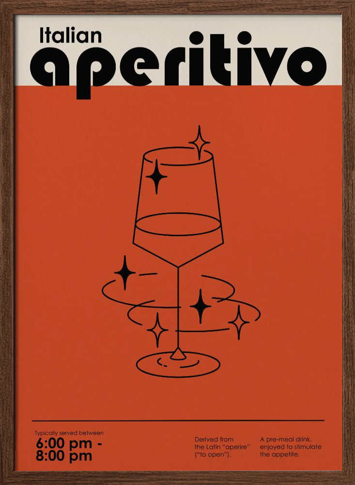 Italian Aperitivo - Stretched Canvas, Poster or Fine Art Print I Heart Wall Art