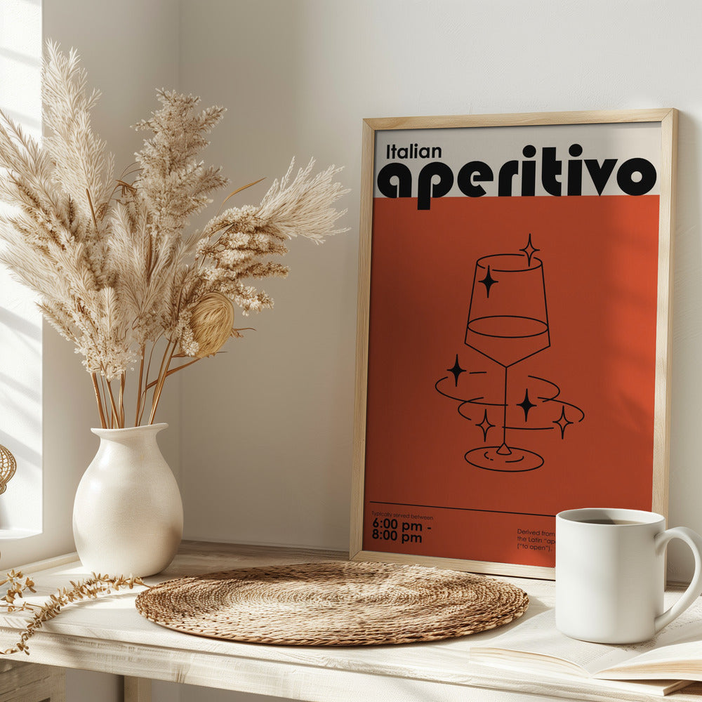 Italian Aperitivo - Stretched Canvas, Poster or Fine Art Print I Heart Wall Art