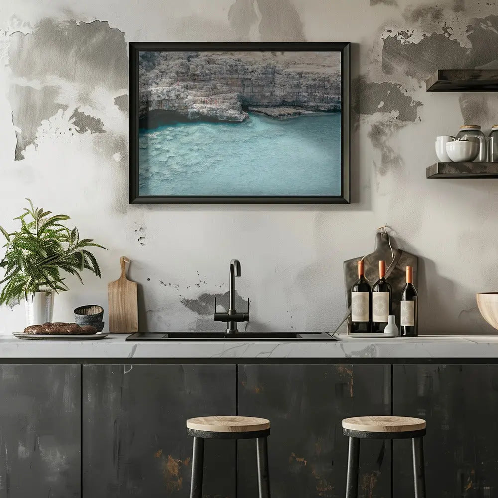 Italian coast 2 - Stretched Canvas, Poster or Fine Art Print I Heart Wall Art