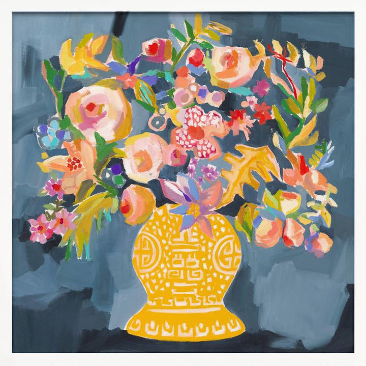 Izzie S Bouquet - Square Stretched Canvas, Poster or Fine Art Print I Heart Wall Art