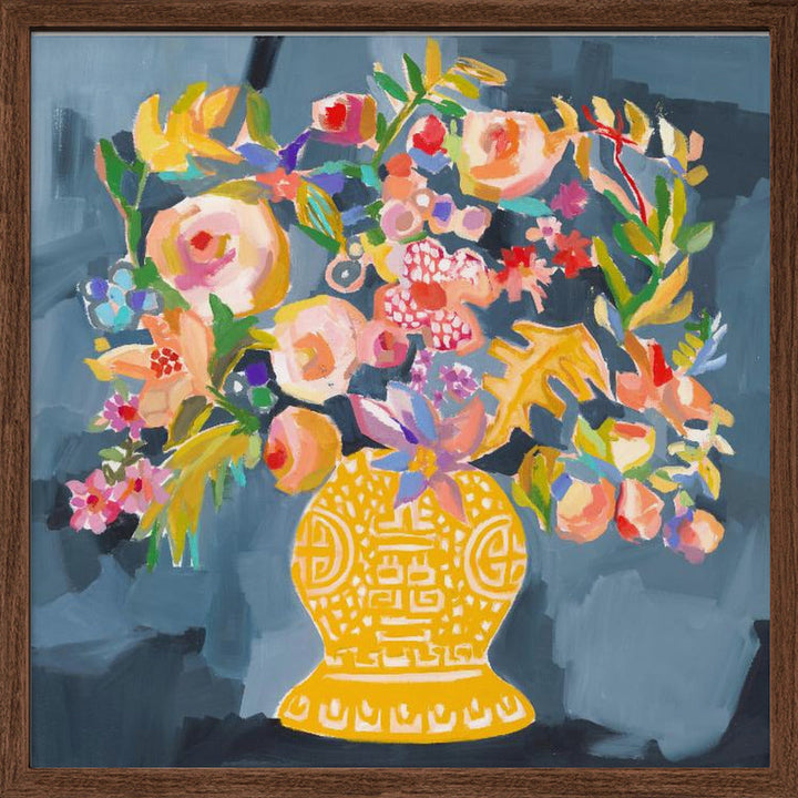 Izzie S Bouquet - Square Stretched Canvas, Poster or Fine Art Print I Heart Wall Art