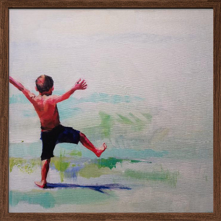 Jacky Boy - Square Stretched Canvas, Poster or Fine Art Print I Heart Wall Art