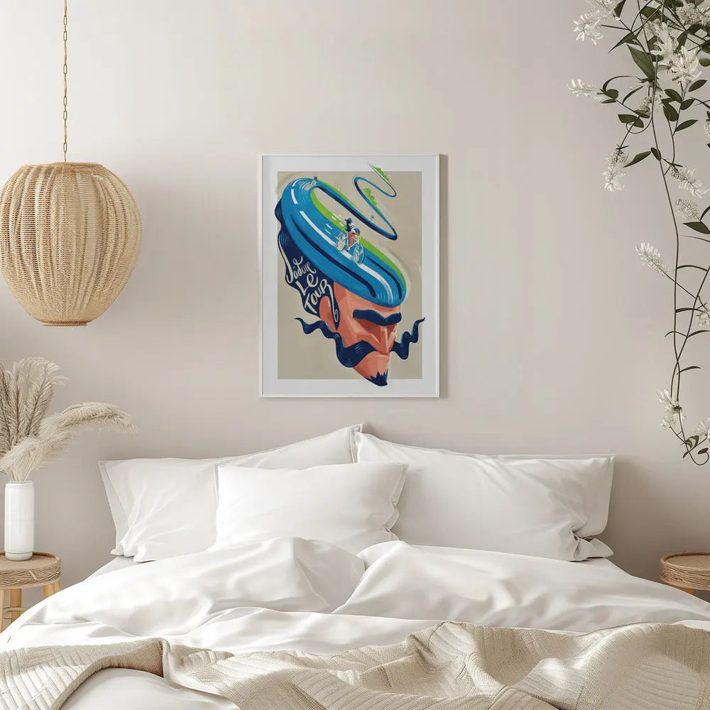 Jadore Le Tour - Stretched Canvas, Poster or Fine Art Print I Heart Wall Art