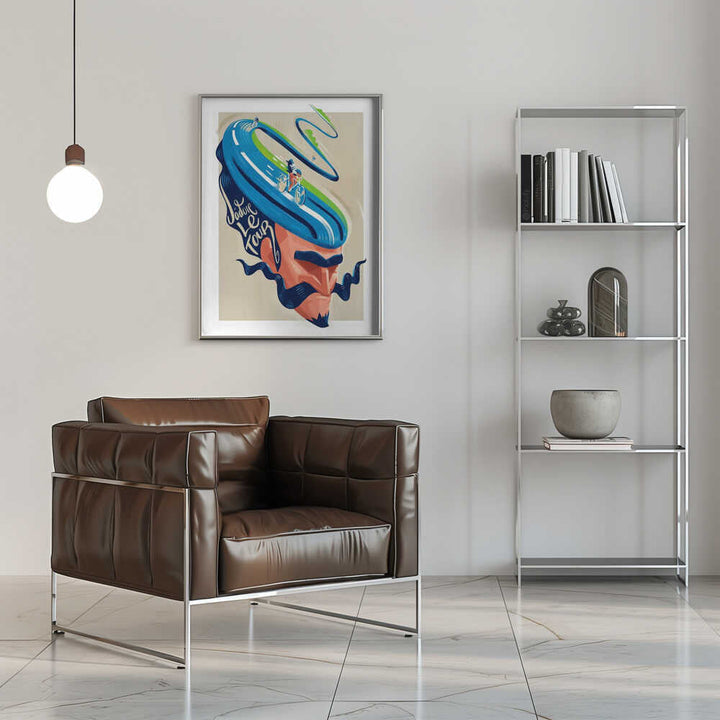 Jadore Le Tour - Stretched Canvas, Poster or Fine Art Print - I Heart Wall Art - Poster Print, Canvas Print or Framed Art Print