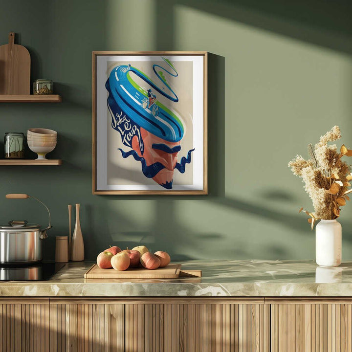 Jadore Le Tour - Stretched Canvas, Poster or Fine Art Print - I Heart Wall Art - Poster Print, Canvas Print or Framed Art Print